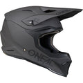 O'Neal 4 SRS eMOTO helmet in XL adult size, gray and black color, side view on a plain background.
