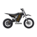 eMOTO Stomp EBOX 2.0 V2 electric bike in black, shown in its box with product packaging, model number 810206240403