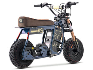 Navy eMOTO Stomp Ebox Dragster RS electric bike in its original box, product image number 7