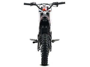 eMOTO Stomp Ebox V3 60 R electric bike in red, shown in its box