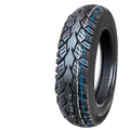 eMOTO Tire 12-inch, size 3.00-12, black off-road motorcycle tire with tread pattern, product image on white background