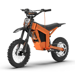 eMOTO Tuttio Soleil01 electric scooter in Lava Orange, side view, orange color, modern design