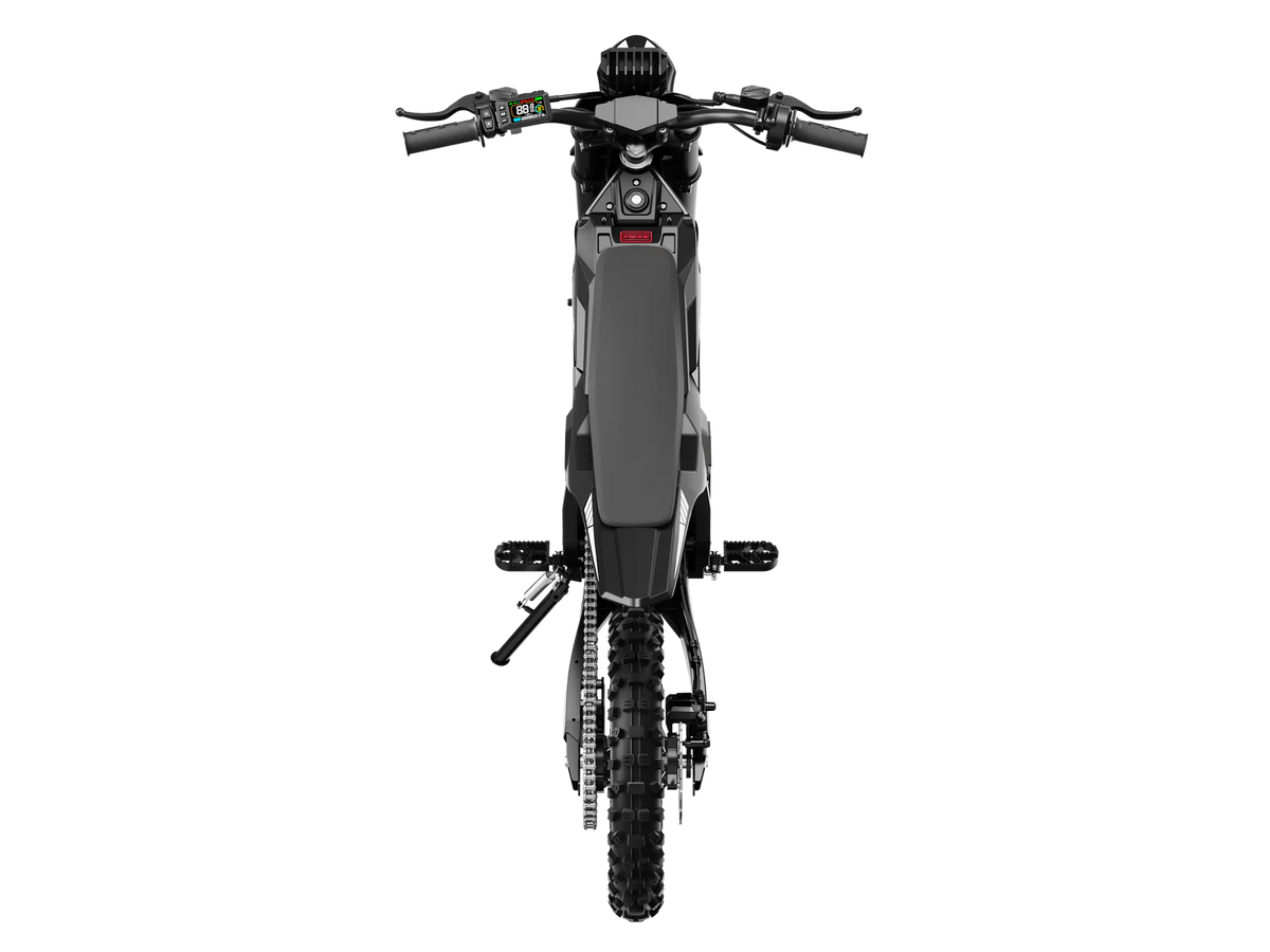 eMOTO Yozma IN 10 PRO electric scooter in black, shown in its original box with all included accessories
