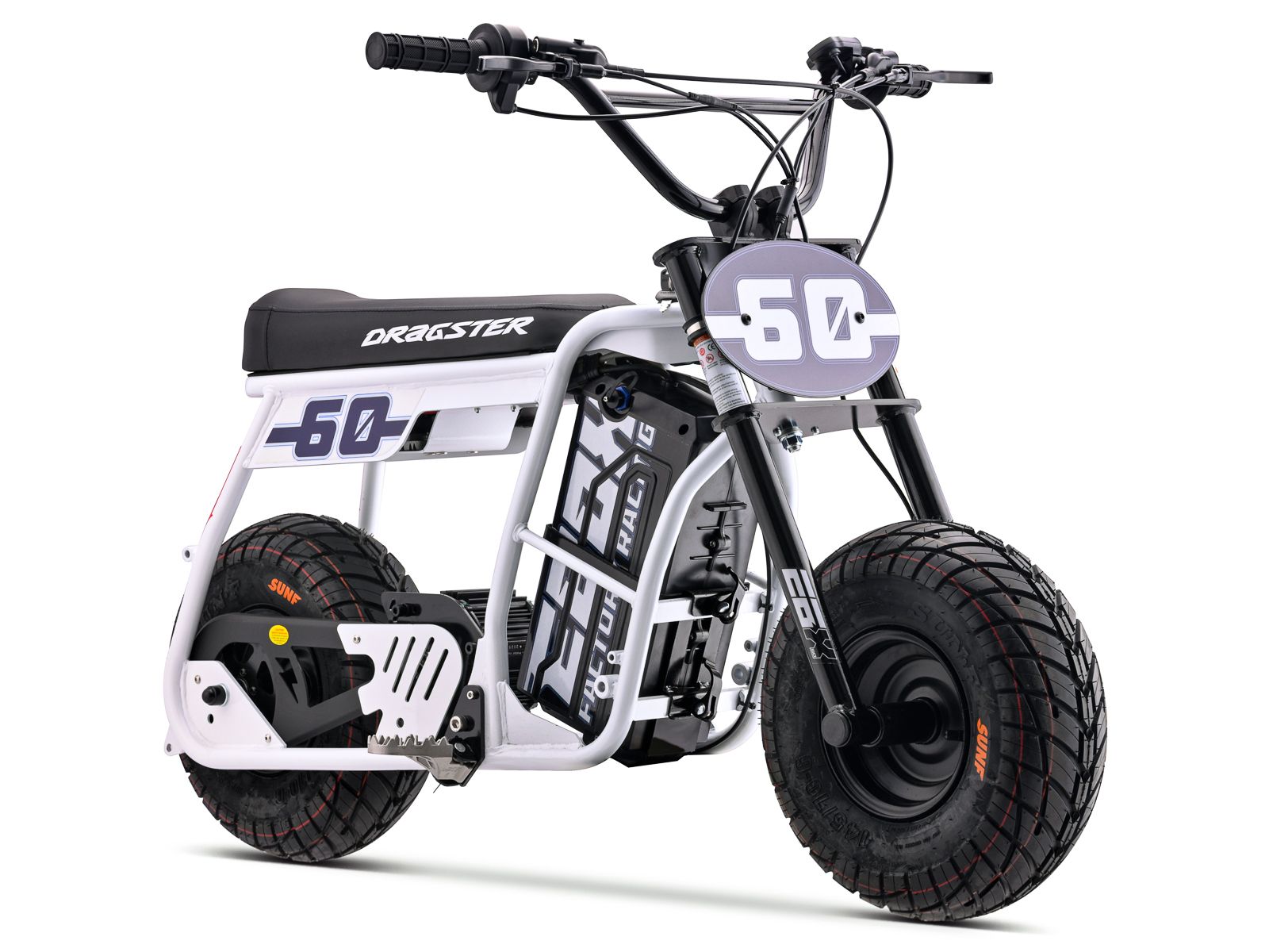 eMOTO Stomp Ebox Dragster 60 - Pit Bike - EBOX|WHITE|3118 eBike Super Shop