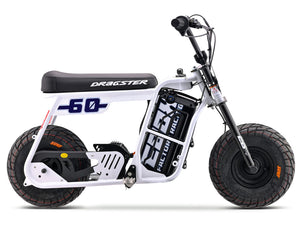 eMOTO Stomp Ebox Dragster 60 - Pit Bike - EBOX|WHITE|3118 eBike Super Shop