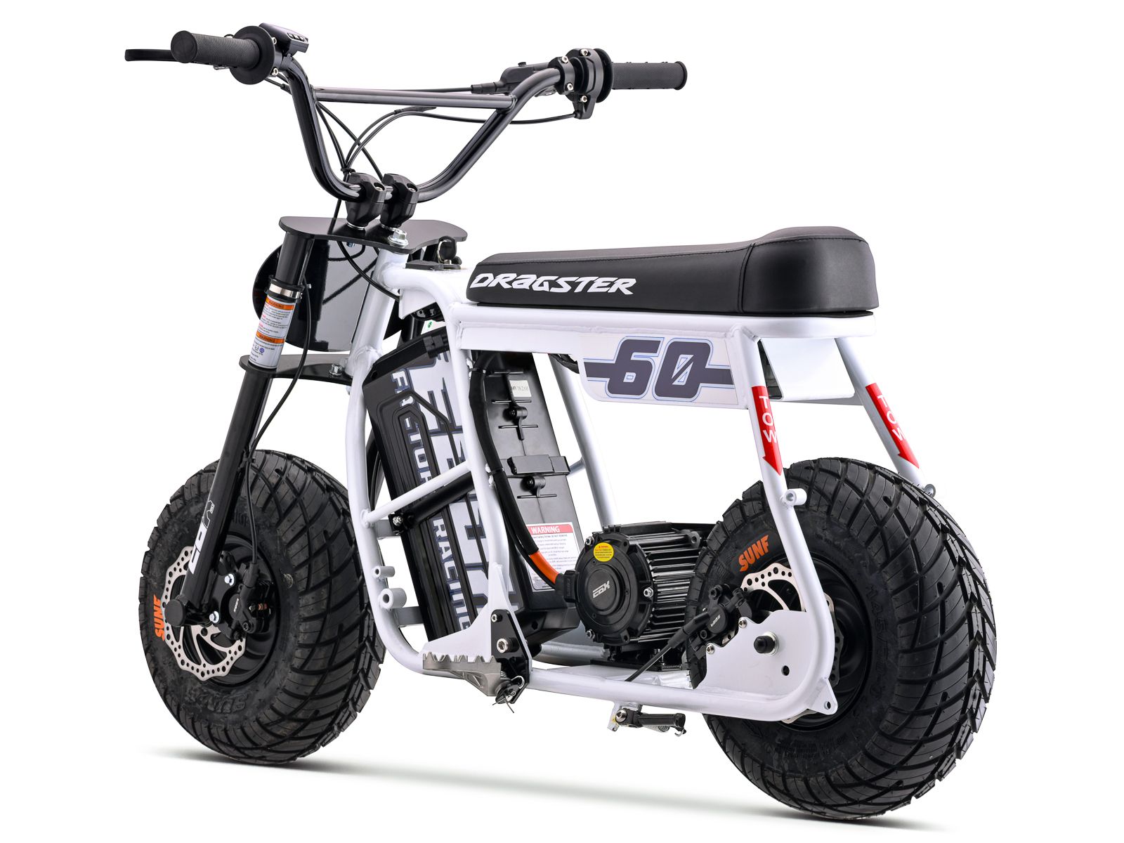 eMOTO Stomp Ebox Dragster 60 - Pit Bike - EBOX|WHITE|3118 eBike Super Shop