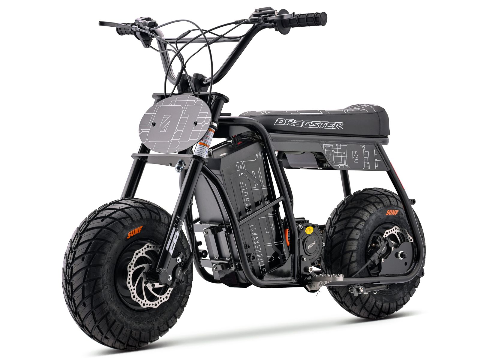 eMOTO Stomp Ebox Dragster 60 R - Pit Bike - EBOX|BLACK|3120 eBike Super Shop