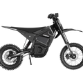 Black eMOTO Yozma IN 10 electric scooter, side view, against a plain background