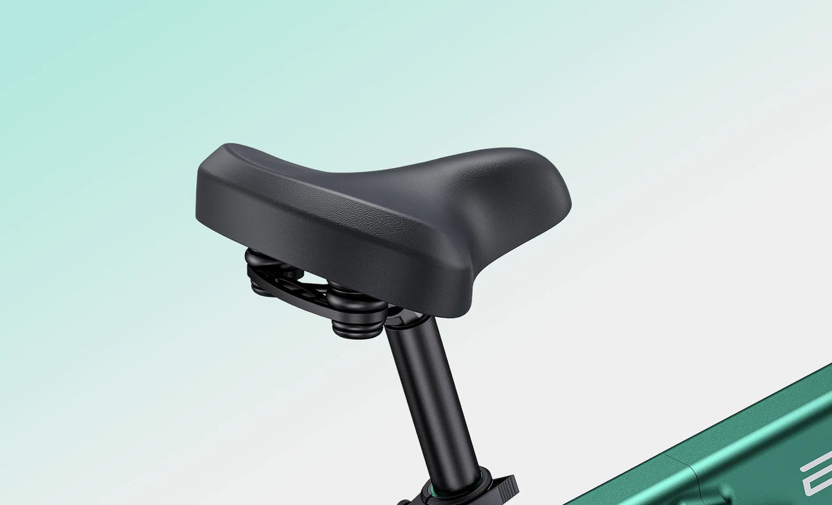 ENGWE EP-2 Pro 3.0 electric bike in matte black, shown from a side angle with fat tires, front suspension fork, rear rack, and foldable frame, displayed on a white background.