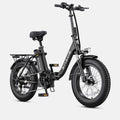 ENGWE L20 2.0 electric bike in Onyx Black, side view, displayed against a white background
