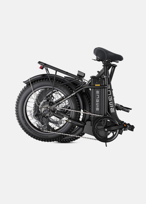 ENGWE L20 2.0 electric bike in Onyx Black, side view, showcasing frame, wheels, and battery