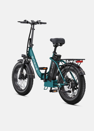 ENGWE L20 2.0 electric bike in sea green color, side view, displayed on a white background