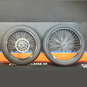 Eride eMoto Wheel Set Shinko 241 Dual Sport 17"/19" Front & Rear Wheel & Tire Set for Moto Bikes *Does not include rotor or sprocket* - Eride Wheel & Tire Set - EBIKE|2732 eBike Super Shop
