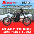 eMOTO eRIDE PRO PRO-S - Black - Ready to Ride