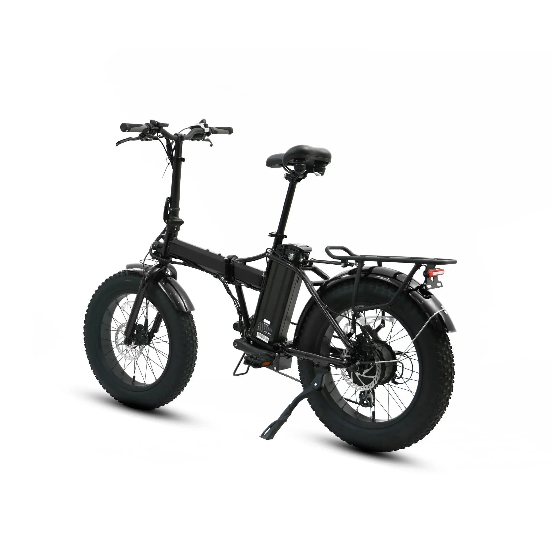 EUNORAU E - FAT - MN 500w Folding eBike 20x4 Fat Electric Folding eBike - Folding eBike - EUNOR|FOLDI|BLACK|0353 eBike Super Shop
