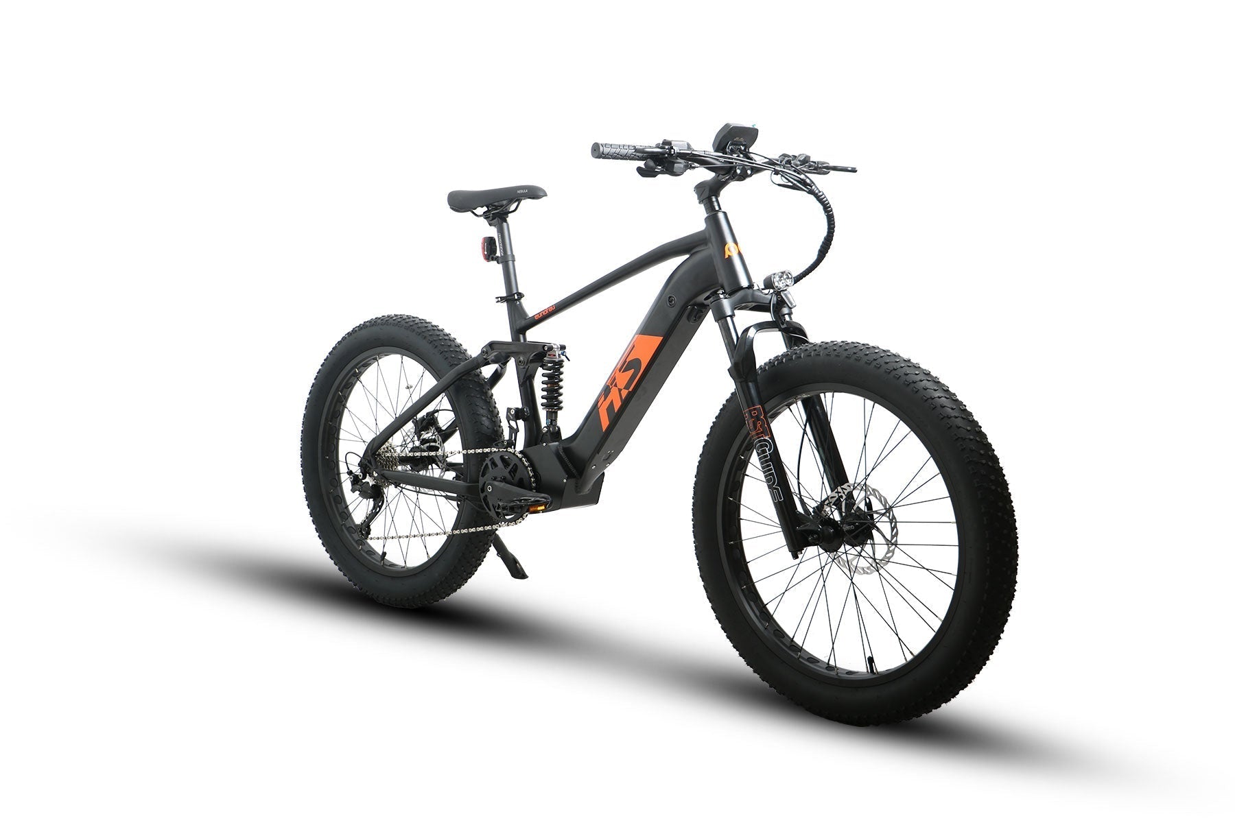 EUNORAU FAT - HS/Hunter X8 - Step Over - EUNOR|FAT - H|Black eBike Super Shop