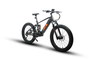 EUNORAU FAT - HS/Hunter X8 - Step Over - EUNOR|FAT - H|Black eBike Super Shop