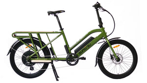 EUNORAU Max Cargo 750w Step Thru eBike 24x2.4 Road Electric Cargo eBike - Cargo eBike - EUNOR|CARGO|GREEN14AH|0357 eBike Super Shop