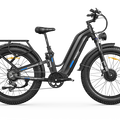 Black Freesky Ranger Air M-540 electric bike, side view, against a plain background