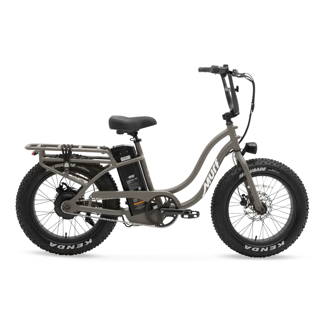 Stone-colored Murf Higgs ST electric bike side view against a plain background