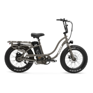 Stone-colored Murf Higgs ST electric bike side view against a plain background