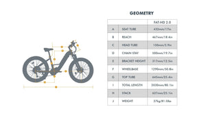 FAT - HD 2.0 / Hunter X7 - Electric Bicycle - FATHD-ST17-YB eBike Super Shop