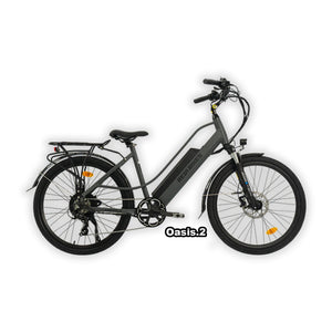 eBike Revi Oasis.2 ST electric bike in box, color antracit, product image
