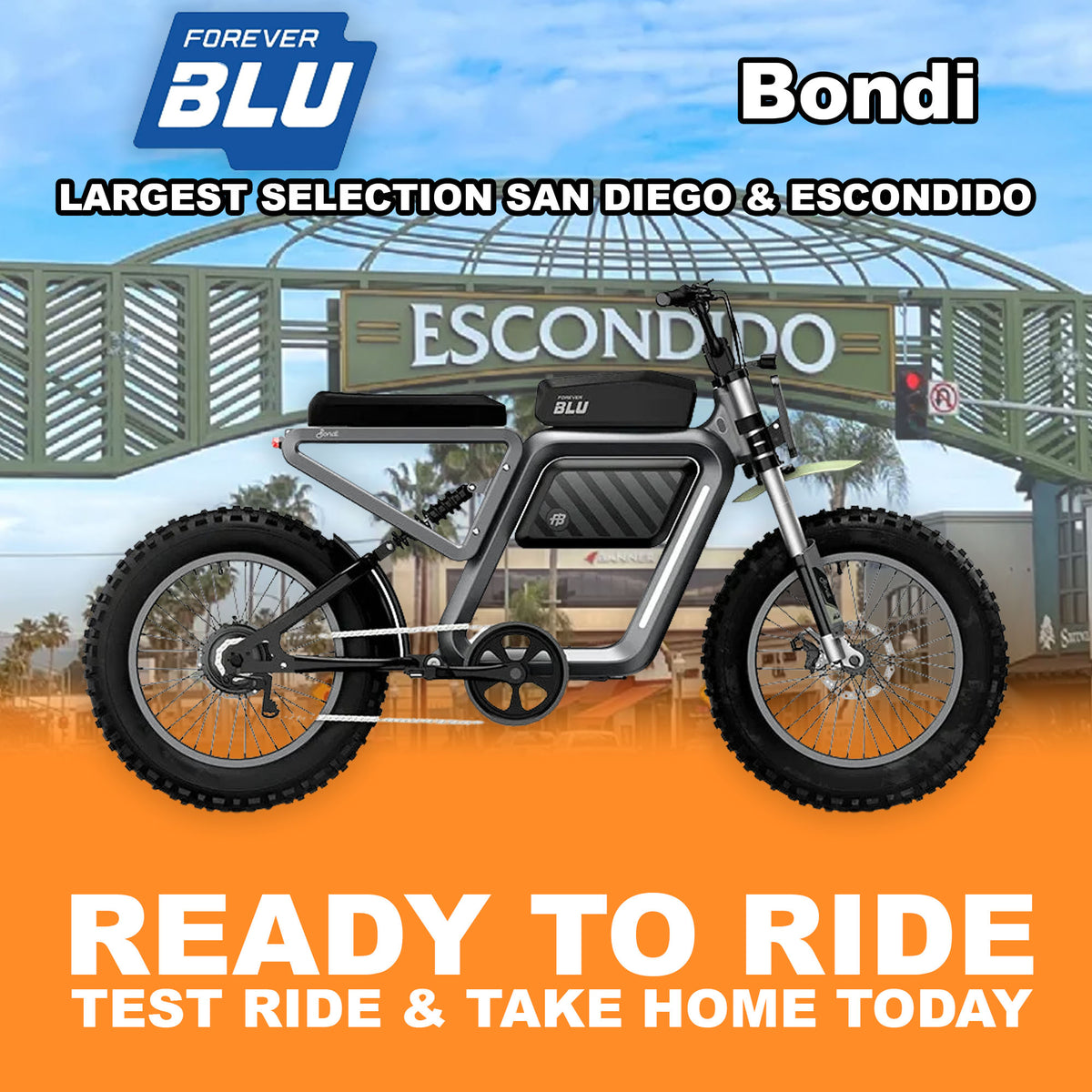 eBike ForeverBlu Bondi - Black - Ready to Ride