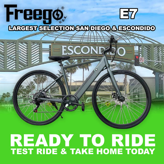 eBike FREEGO E7 - Grey - Ready to Ride
