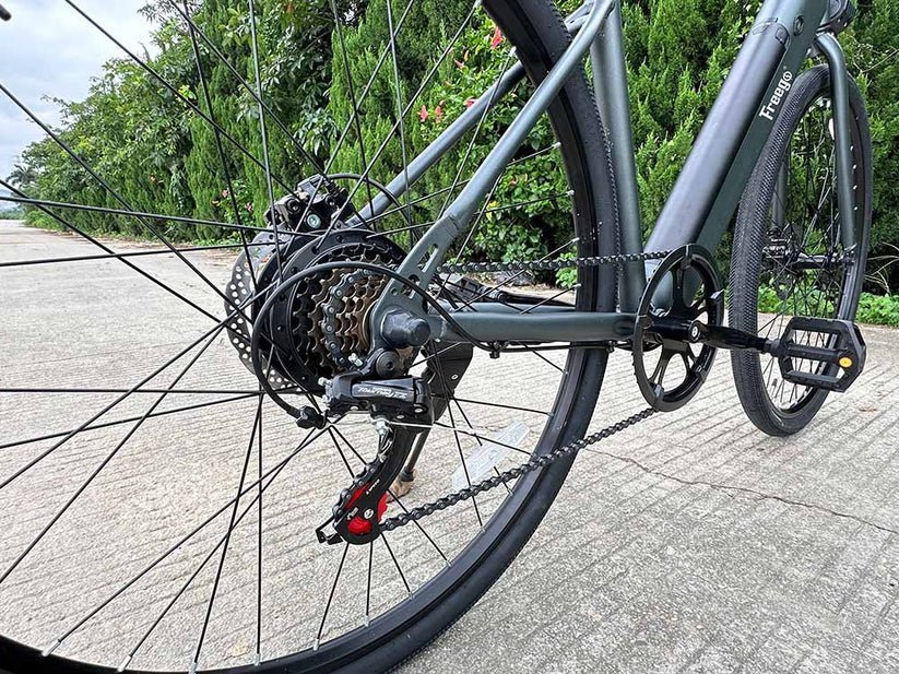 FREEGO E7 Electric Town eBike - Step Over 250 w Electric Communter eBike - Road eBike - FREEG|2987 eBike Super Shop