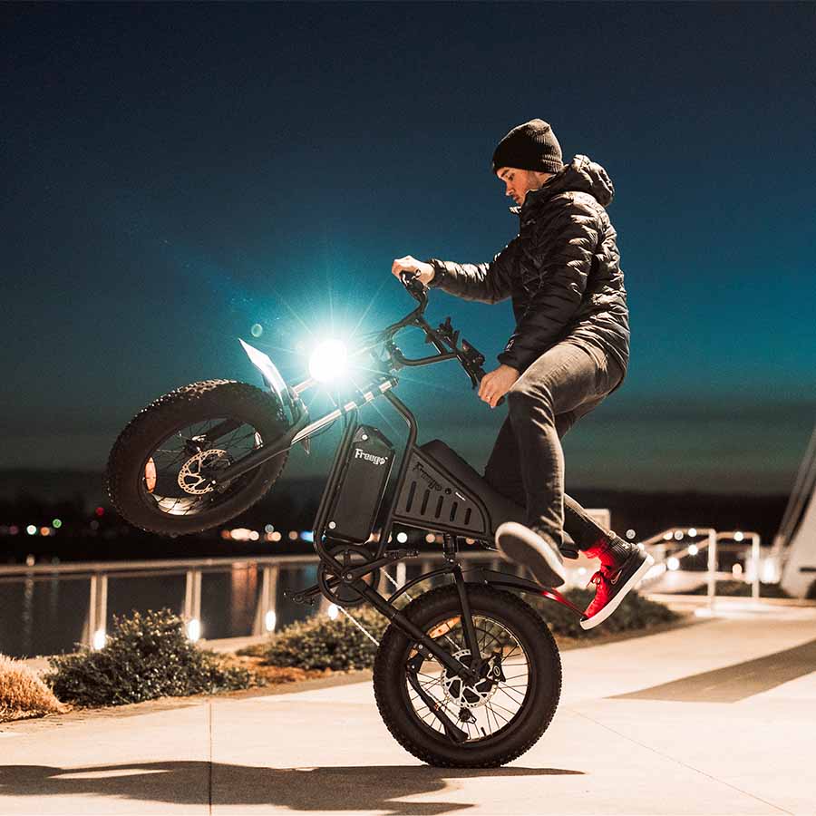 FREEGO Electric e - Moto Style eBike Nachbike Swift S1 - Moto 850 w Electric Pit Bike - Moto Style - FREEG|S1|GREEN|1827 eBike Super Shop