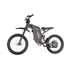 Freego X1 SE electric scooter side view showing black frame, large wheels, and folding mechanism