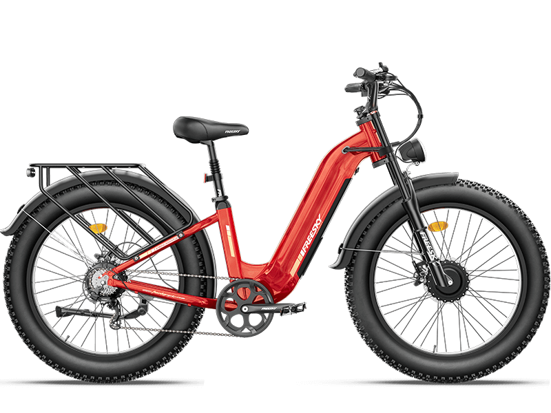 FREESKY Ranger M - 540 - Step Thru - FREES|Range|Red eBike Super Shop