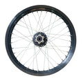 eMOTO Wheel 17" Front Type 2 - 17x2.15 Black Hub, Black Rim, Chrome Spokes