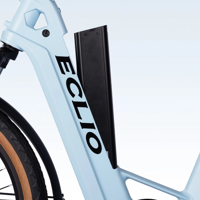 Eclio Lumeo 2 portable LED work light angled view showing front panel and sturdy handle