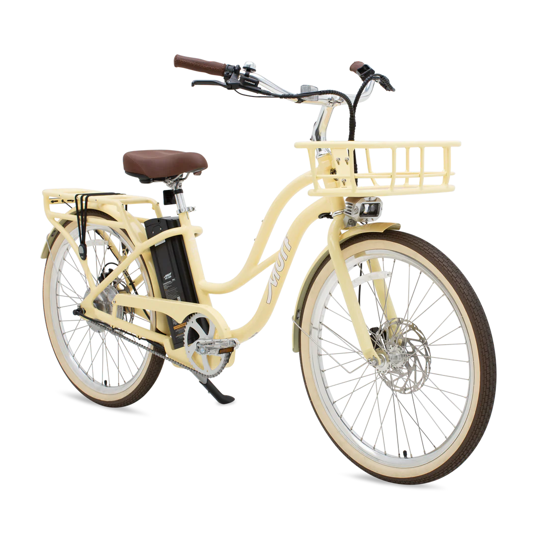 eBike Murf Gigi 2.0 in Sunglow color, side view, against a white background