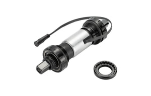 Close-up view of the Mokwheel eBike PAS torque sensor designed for Basalt ST, Scoria, and Obsidian ST models, showing the sensor's wiring and mounting components.