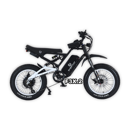 eMOTO GHOSTCAT F3X.2 Pro - White - Ready to Ride