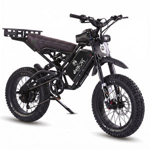 GhostCat F4X Hunter's Edition Full Bundle Blackout with Grunge battery decal and rear rack
