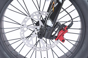 GhostCat F4X front brake and 203mm rotor