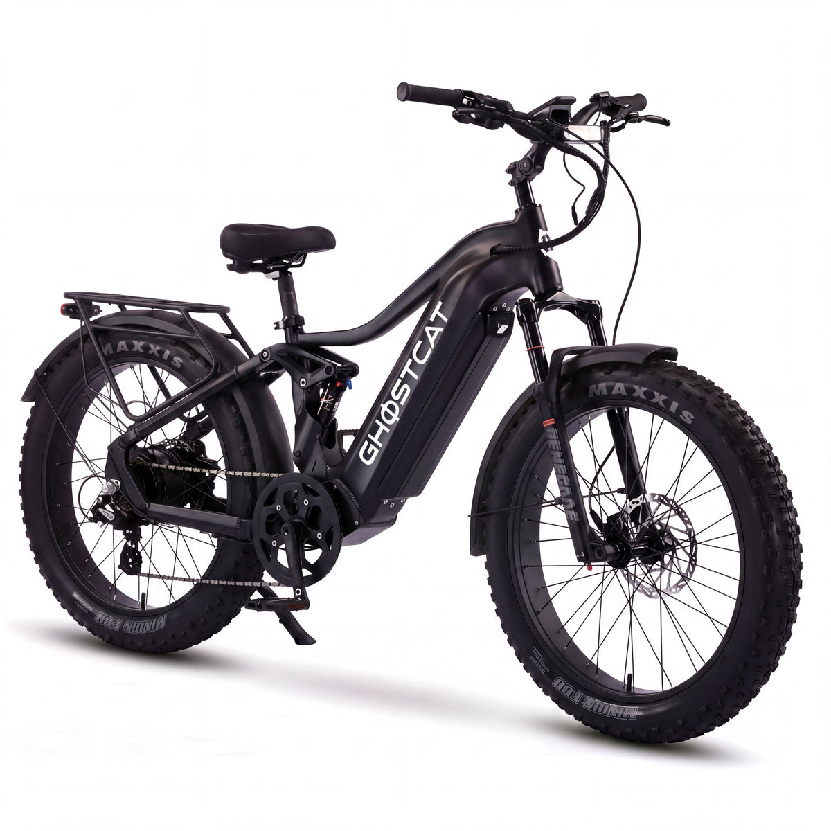 GhostCat Saber S1 Black, front three-quarter view