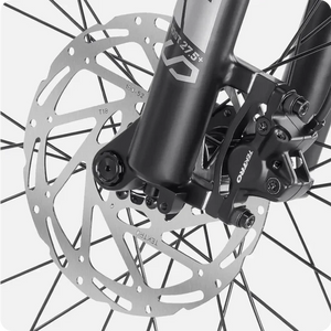 Side view of the Velotric Discover 2 eBike in white, showing its step-through frame, rear rack, and battery integrated into the downtube.