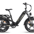 Black Freesky Rocky Pro A-320 electric bike, side view, against a white background