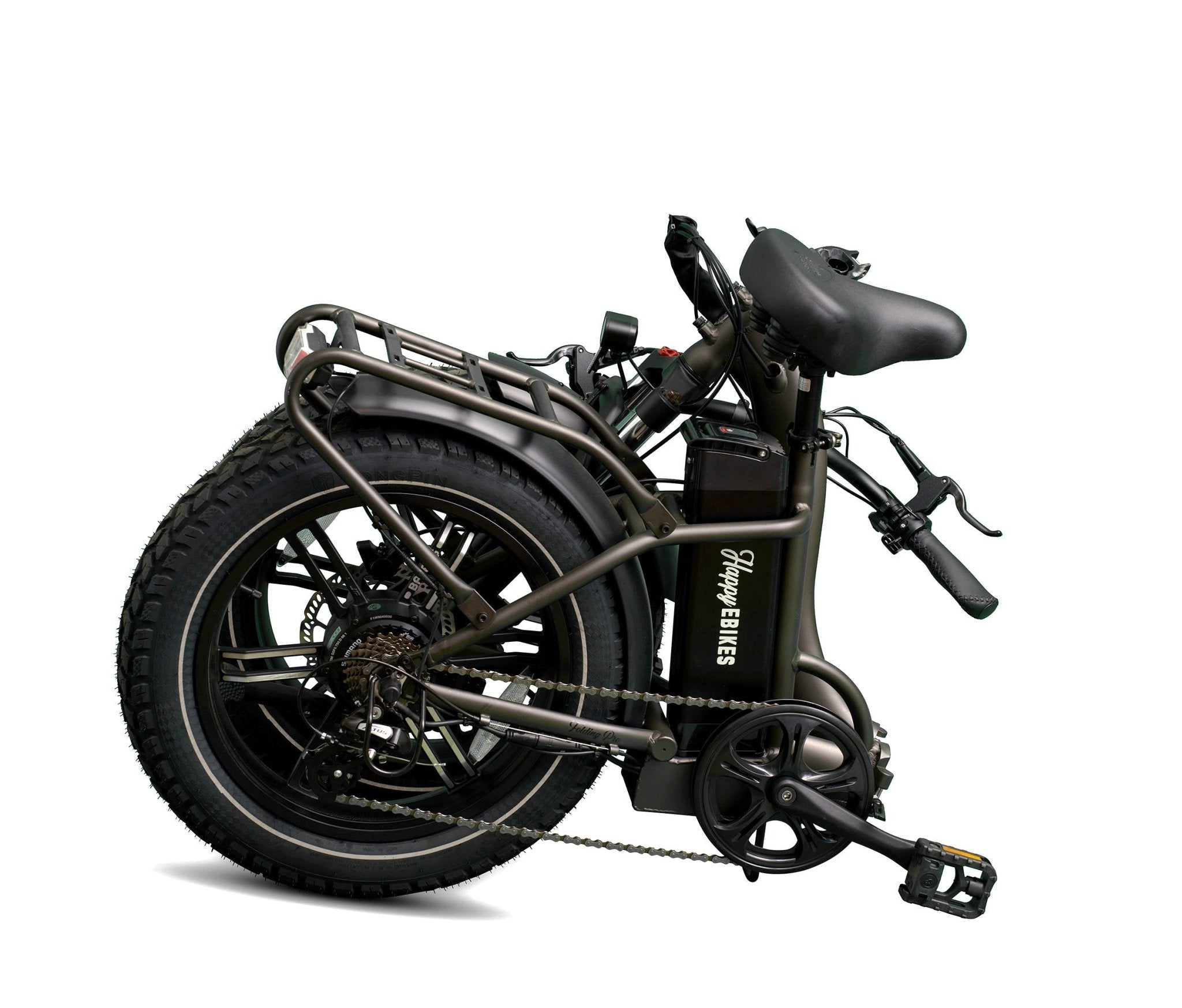 Happy Folding Step - Thru - Ebike - HEB - HFOLTH - GRE - 509 - B eBike Super Shop