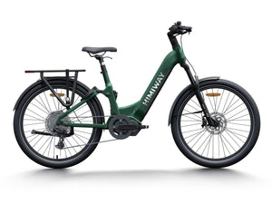 HIMIWAY A7 PRO 500W step-thru electric bike, 27.5x2.4 fat tires, beach cruiser style, product image