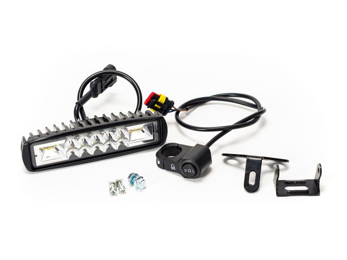 Stomp Ebox EBX RS headlight, front view, product image on white background