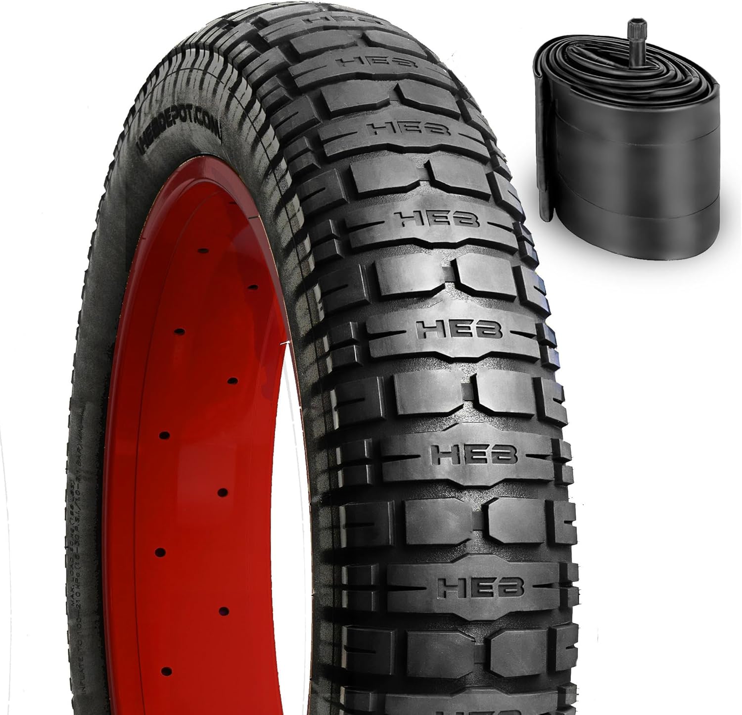 HEB VIPERESS Fat Tire 20x4 (Includes 1 Tire/ 1 Tube - Parts - sku - 50741989671213 eBike Super Shop