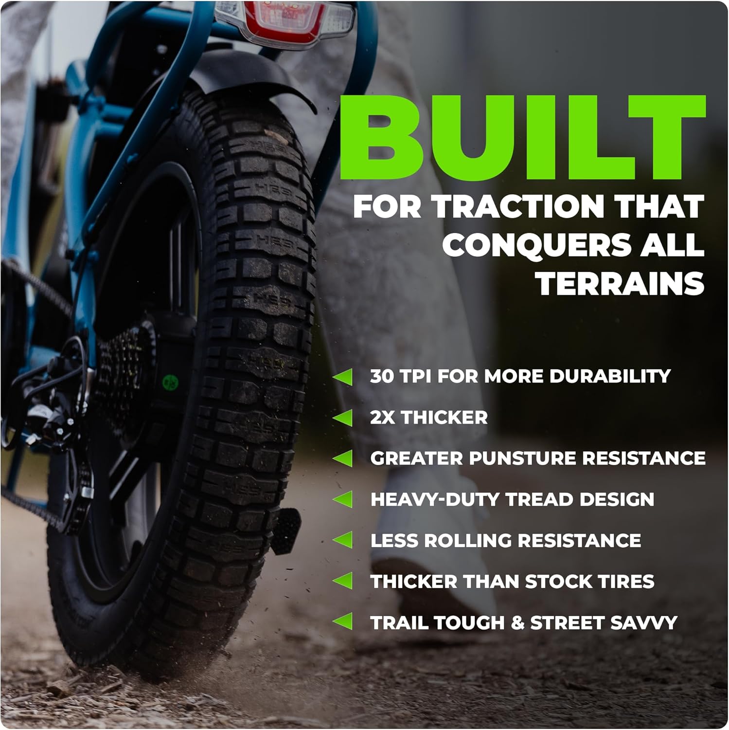 HEB VIPERESS Fat Tire 20x4 (Includes 1 Tire/ 1 Tube - Parts - sku - 50741989671213 eBike Super Shop