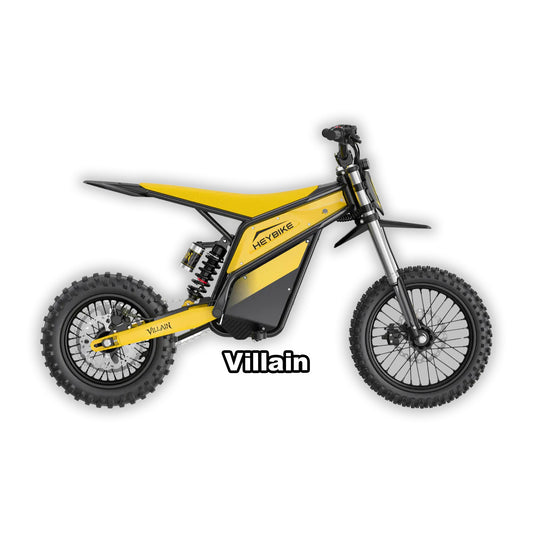 eMOTO Heybike Villain - Yellow - Ready to Ride