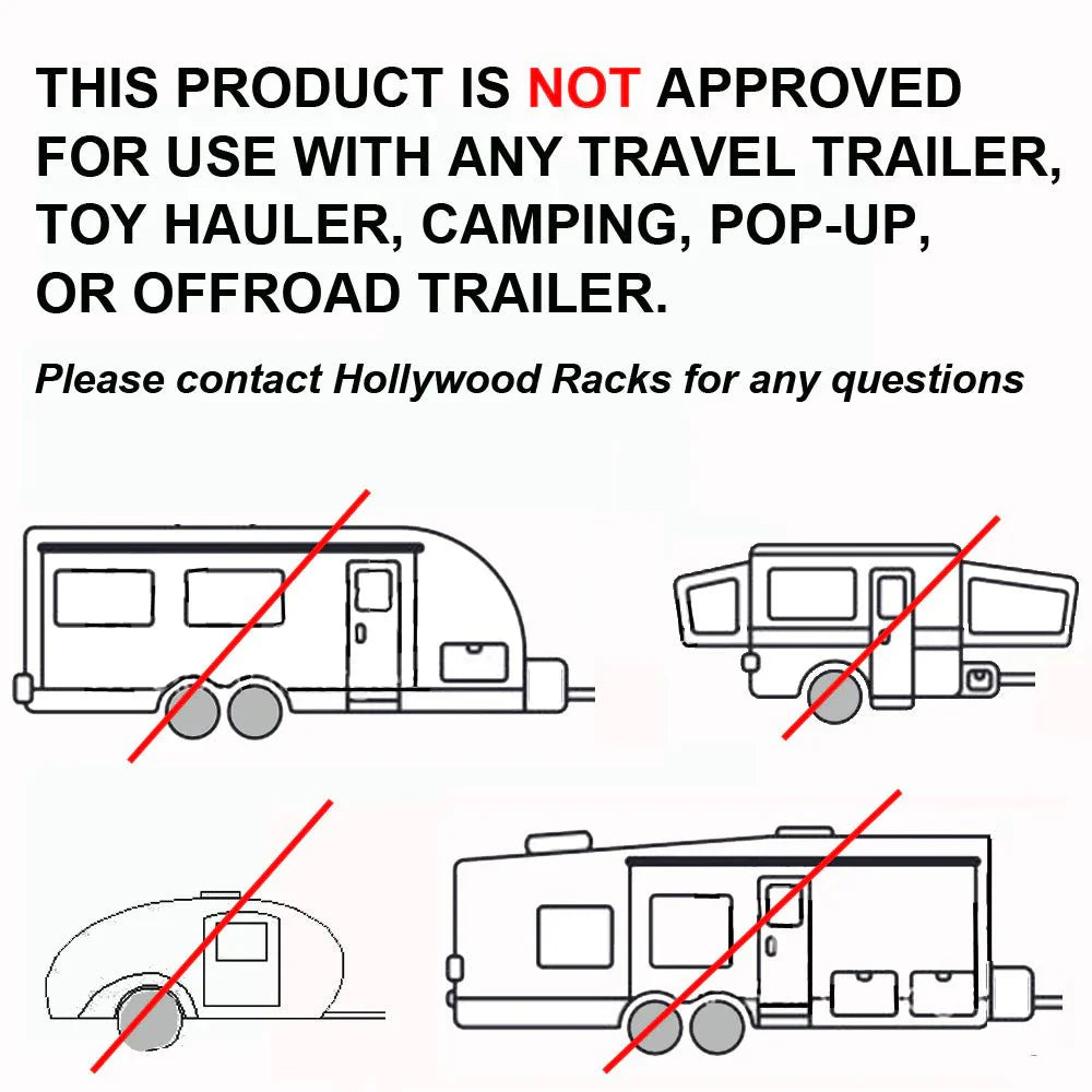 Hollywood eBike Rack - RV Rider eBike Rack Electric Bike Rack for RVs - Bike Rack - HOLLY|1831 eBike Super Shop